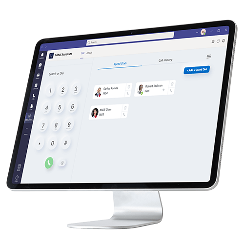 MS Teams Integration on Desktop Monitor