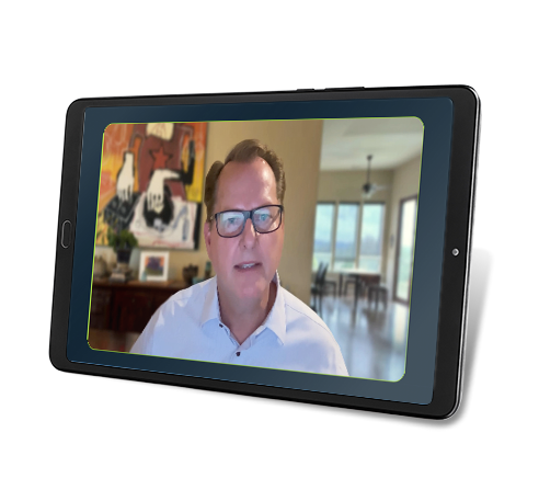 Eric Hanson on a tablet 3 Market Forces Video