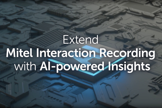 Mitel Interaction Recording (MIR)